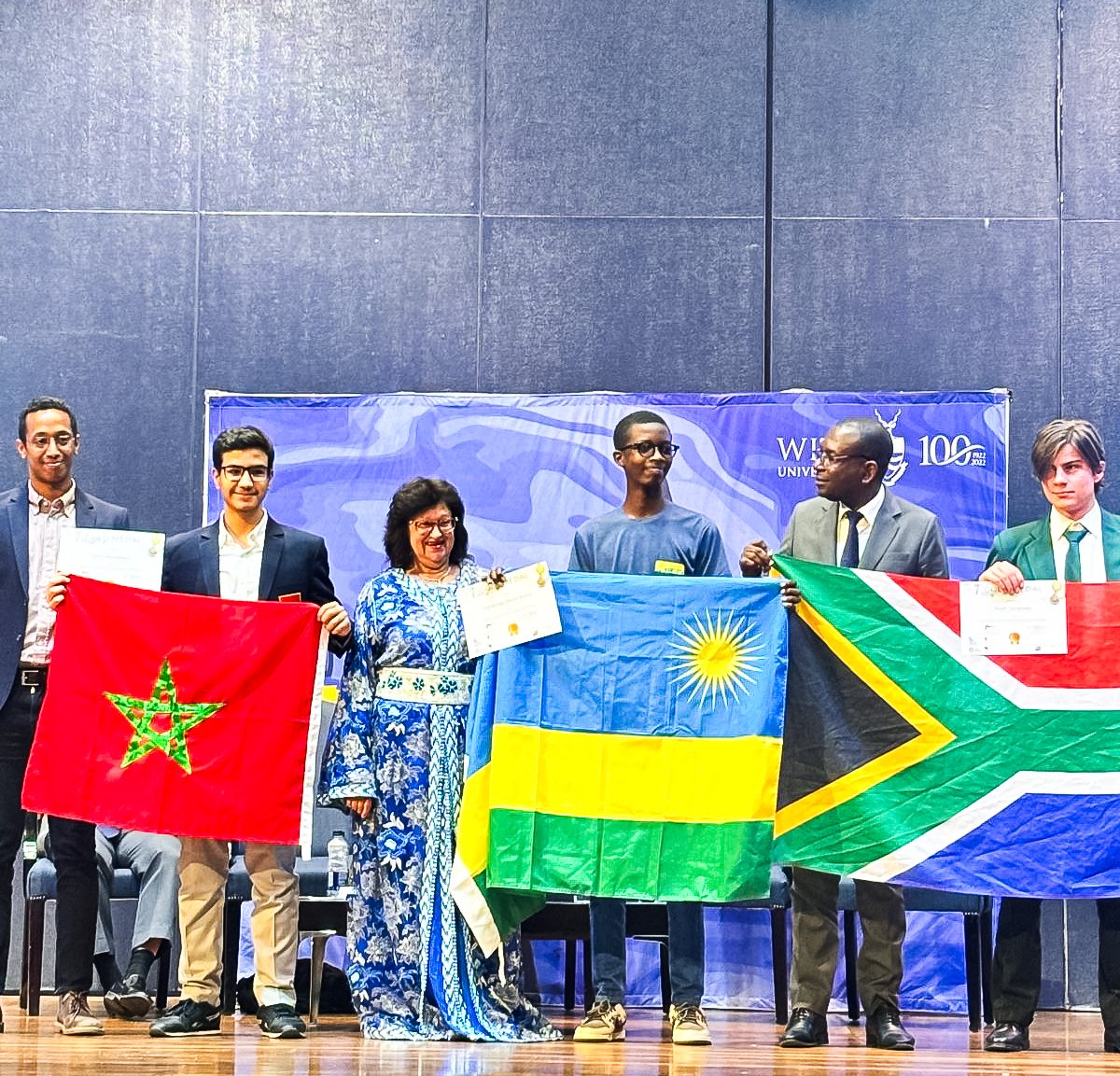 Deny Prince, a student at Hope Haven Christian School in Kigali, was crowned on Tuesday, August 20, 2024, at the competition held at the University of Witwatersrand.
