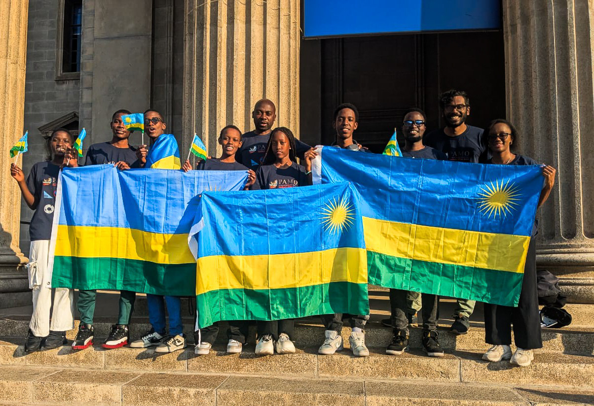 Deny Prince was one of six students from Rwanda who participated in the contest, which kicked off on August 10, 2024.