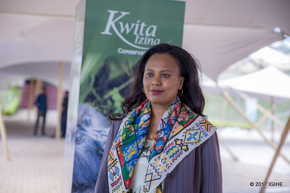 The Ethiopian Minister of culture and tourism Dr. Hirut Weldemariam