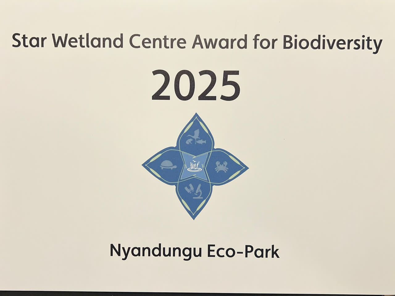 Among just sixteen global winners, Nyandungu Eco-Park received a Full Star accreditation alongside category Stars for “People” and “Biodiversity,” highlighting its excellence in community engagement and ecological conservation. 