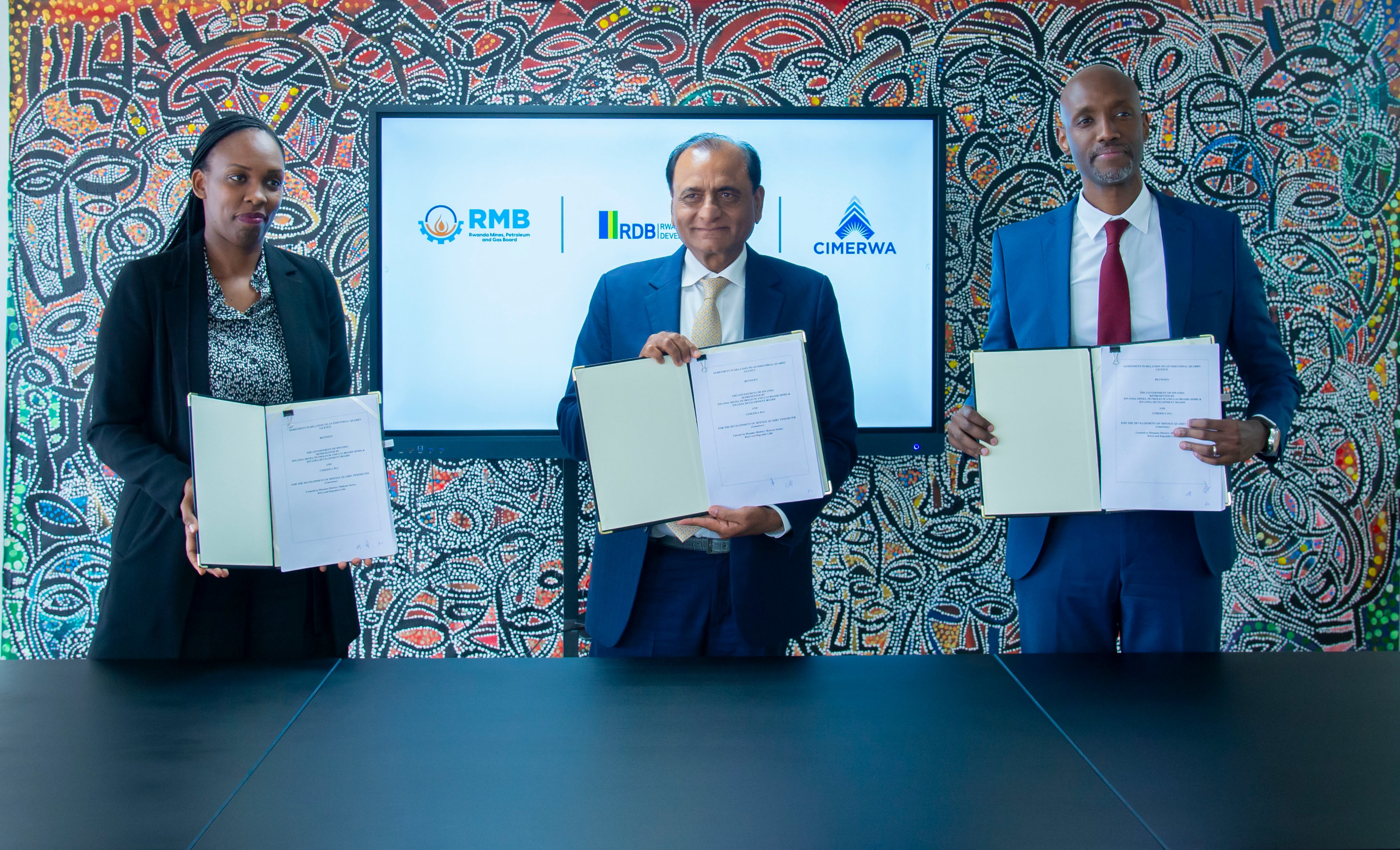 The agreement, signed on July 17, was represented by the Rwanda Development Board (RDB) and the Rwanda Mines, Petroleum and Gas Board (RMB).
