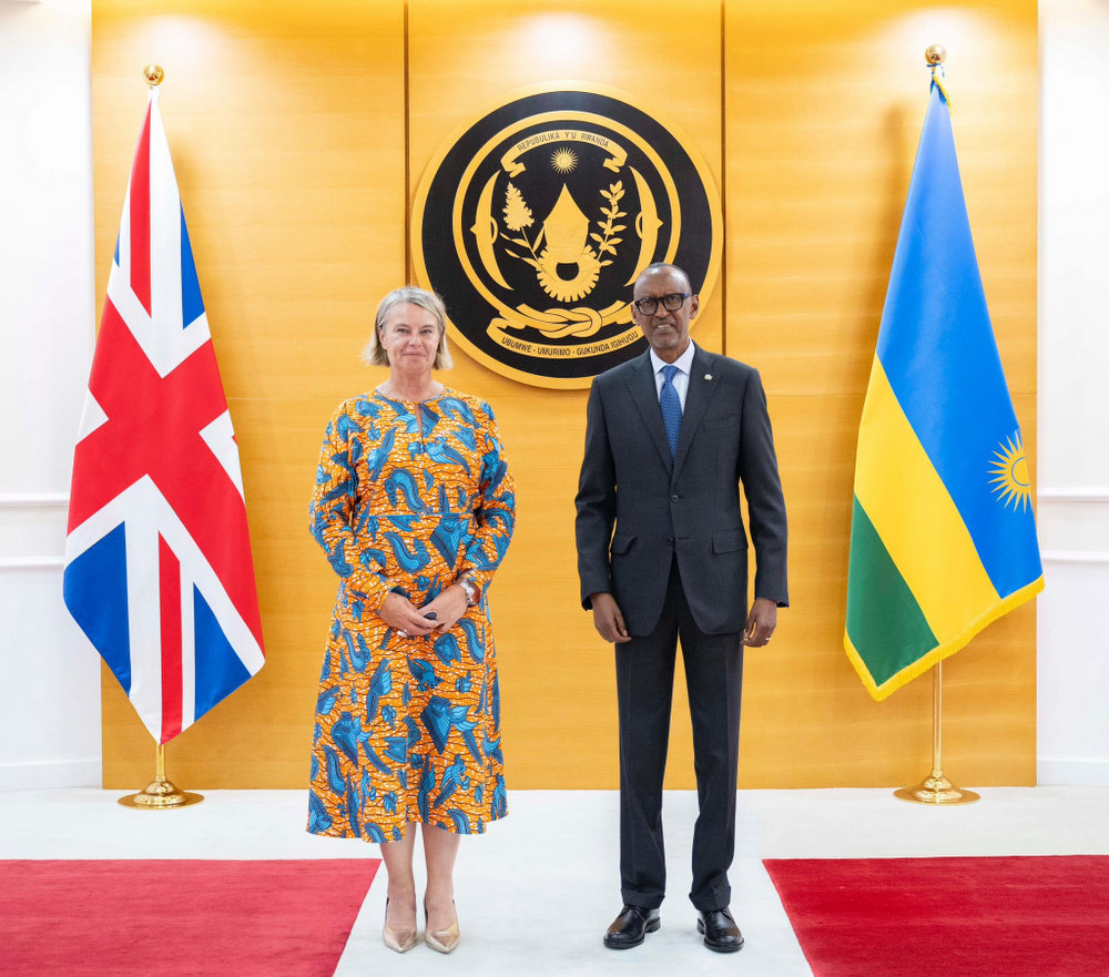 The new UK High Commissioner, Alison Heather Thorpe is amon genvoys who presente dtheir letters of credence. 