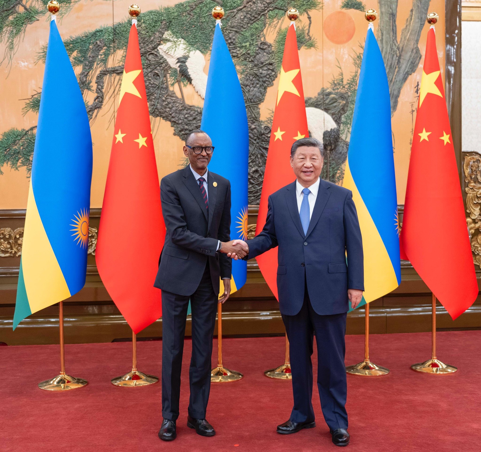 President Paul Kagame met with President Xi Jinping of the People’s Republic of China during the 2024 Forum on China-Africa Cooperation (FOCAC) summit in Beijing.