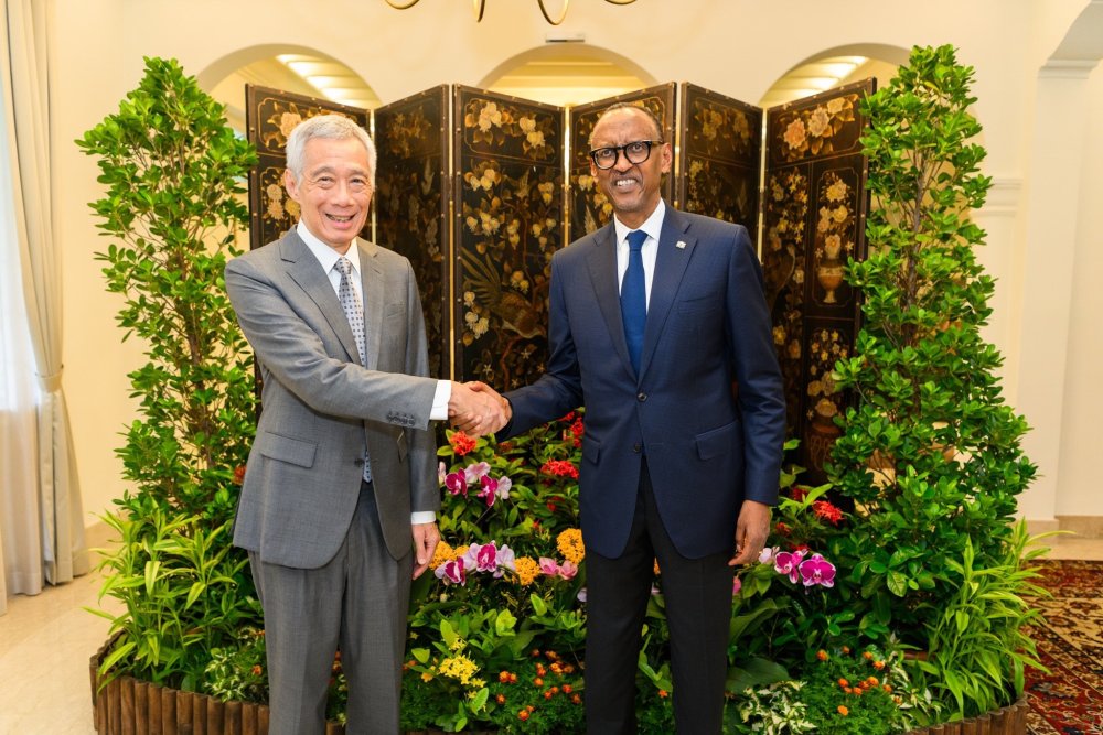 President Kagame and Senior Minister Lee Hsien Loong at Istana discussed global affairs and the impact of technology on development, as well as the productive economic partnership between their countries and its tangible benefits.
