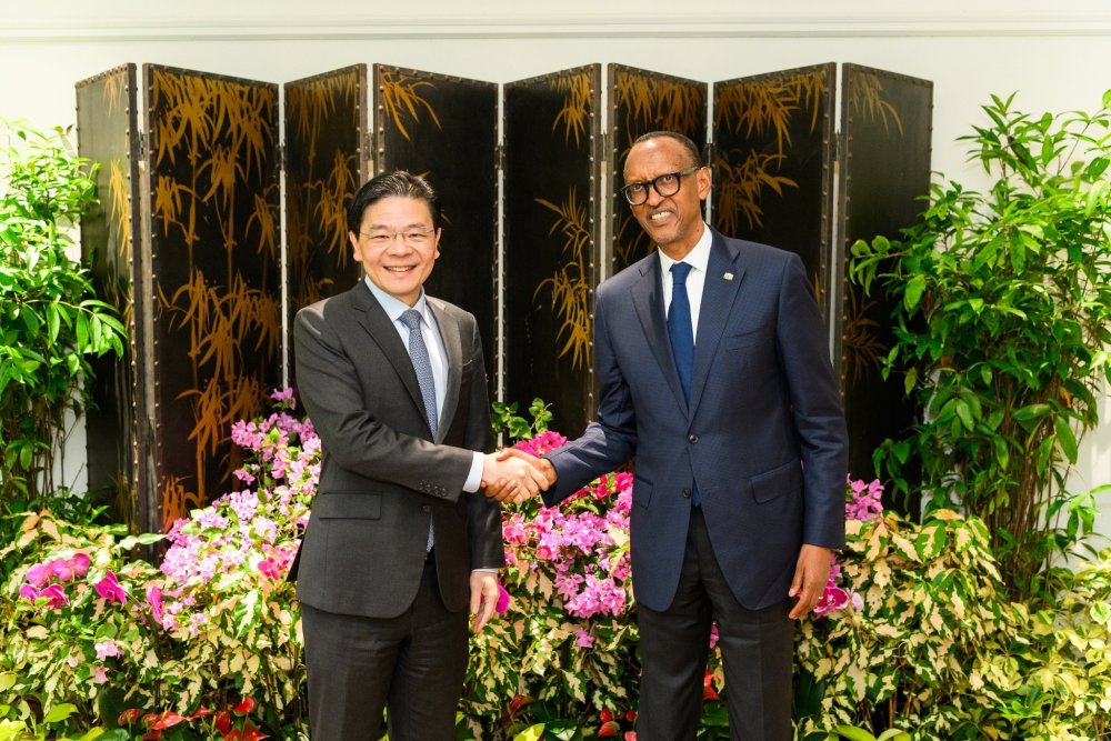 President Kagame also held discussions with Singapore's Prime Minister and Minister for Finance, Lawrence Wong.