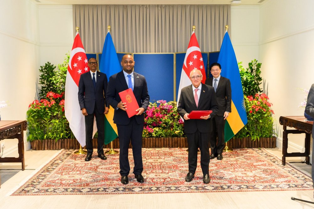 Rwanda and Singapore signed a renegotiated Double Taxation Avoidance Agreement.