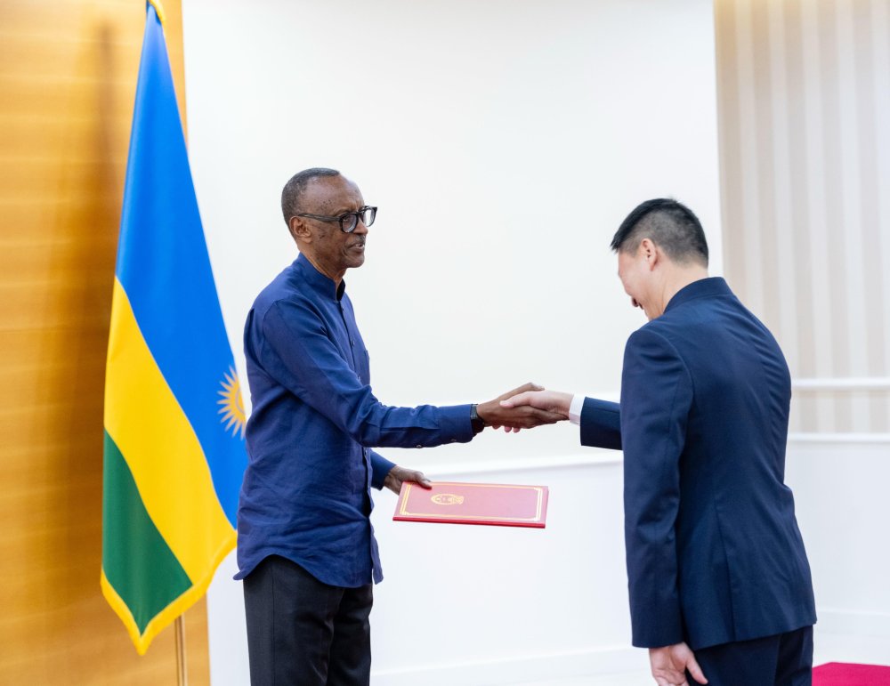 President Kagame also assured that the Government and people of Rwanda will extend full support and facilitation to Ambassador Gao as he undertakes his diplomatic mission.