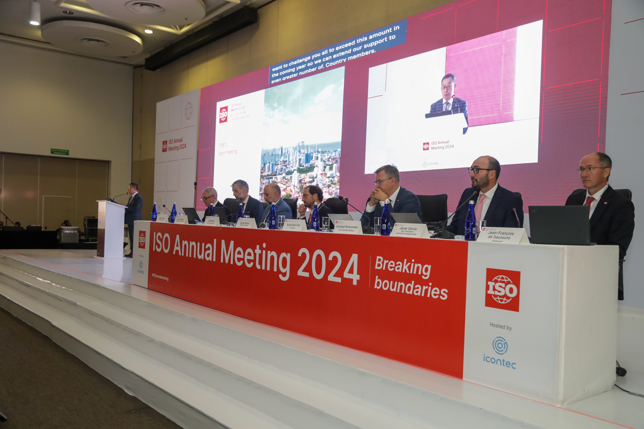 The 2024 ISO annual meeting was held in Cartagena, Colombia, from September 9 to 13, 2024.
