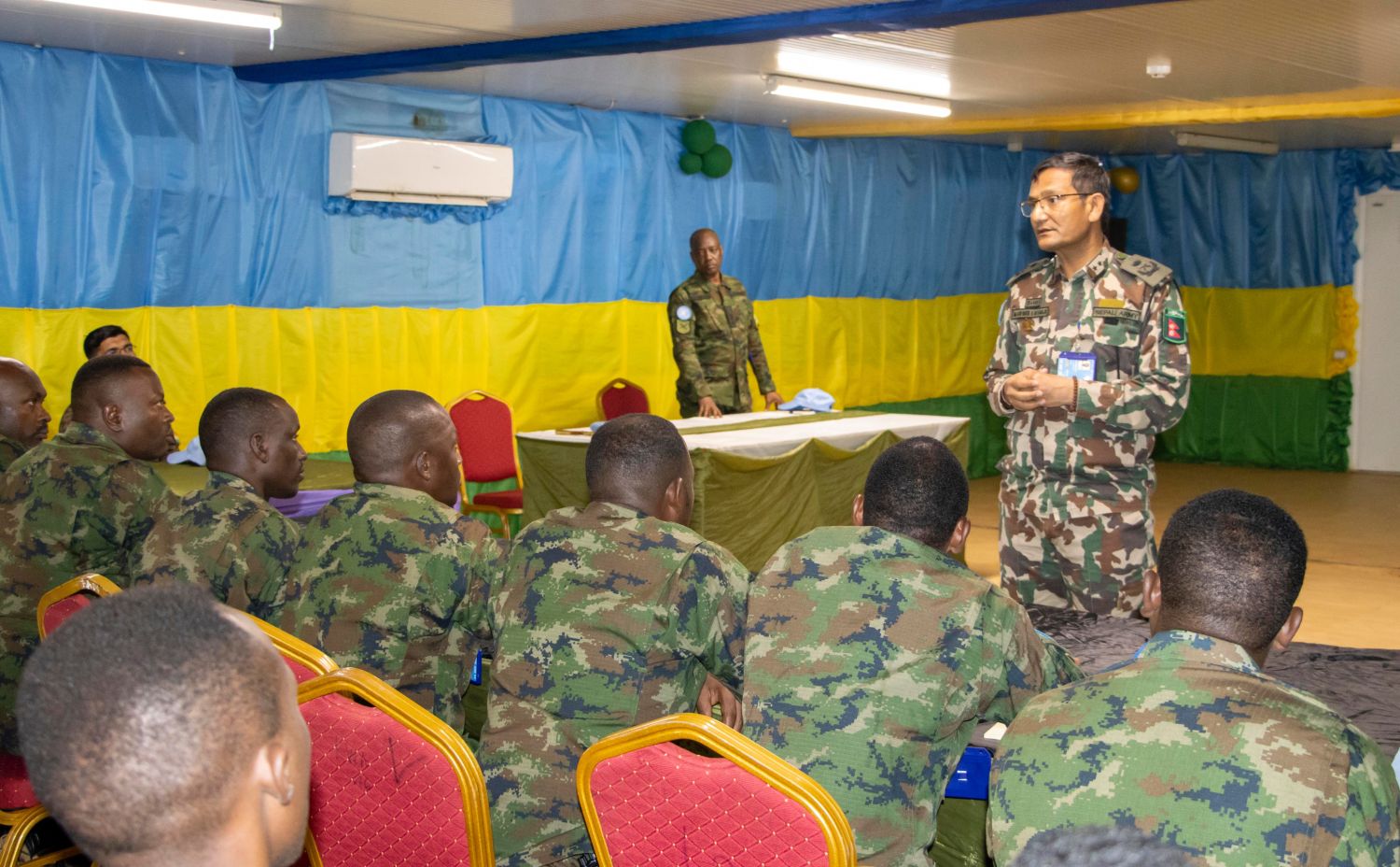 The Sector Commander commended the outgoing contingent for their professionalism and dedication, urging the incoming personnel to uphold the highest standards of discipline and training.