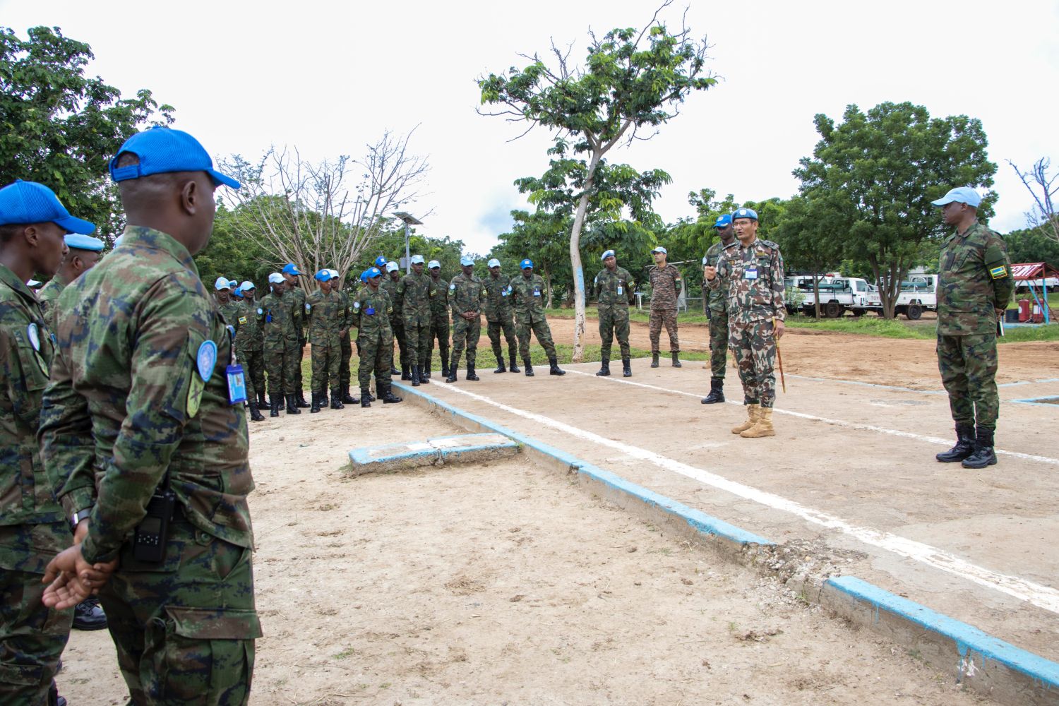 UNMISS Sector North Commander Maj Gen Nakul B. Rayamajhi welcomed a new contingent of Rwandan peacekeepers who took over duties in Malakal, Upper Nile State, on Monday, August 18, 2025.