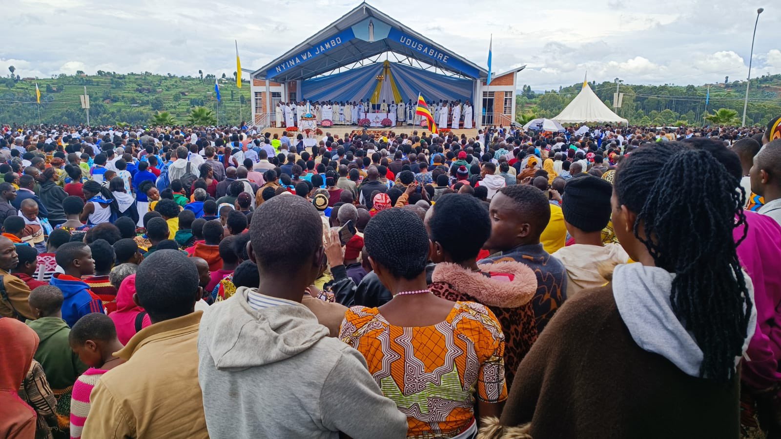 Thousands of pilgrims often throng the Kibeho Holy Land to seek blessings. 