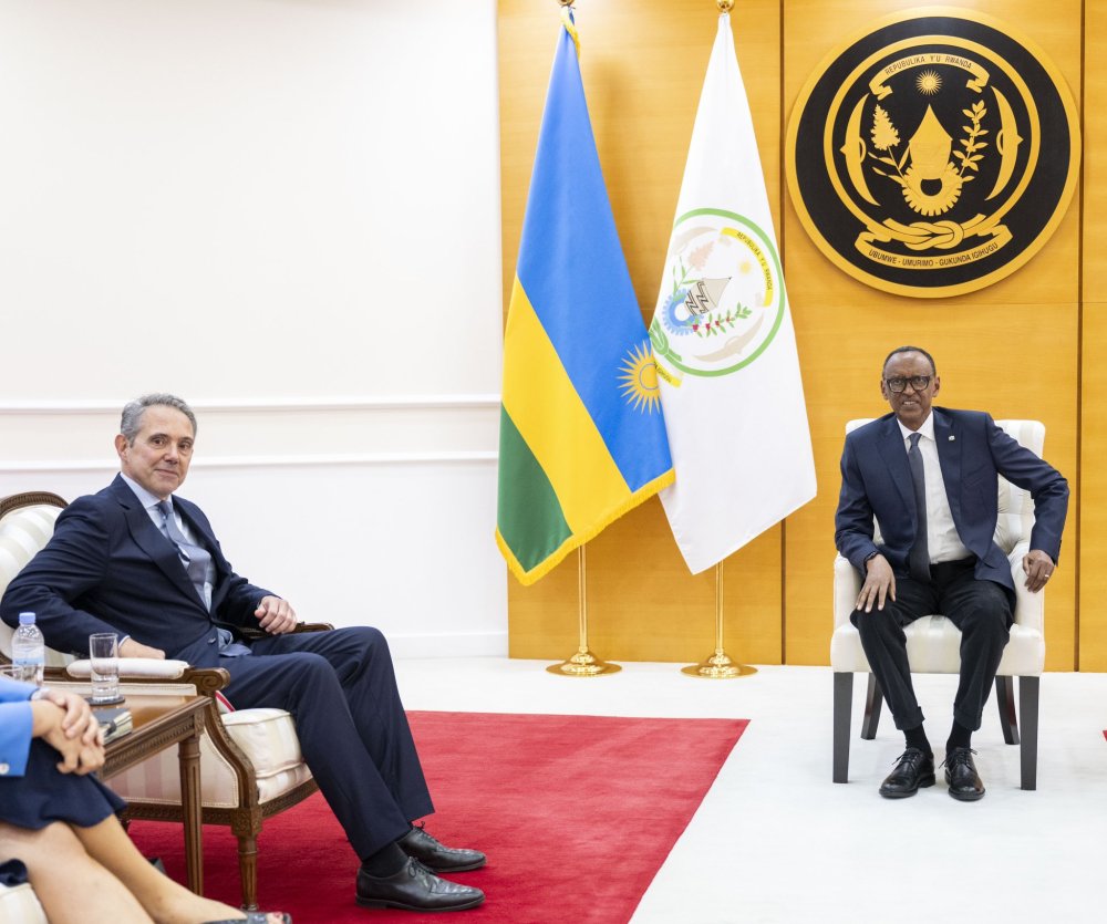 President Kagame met with Johan Borgstam, the European Union Special Representative for the Great Lakes Region, on October 11, 2024, for a discussion on the regional security situation.