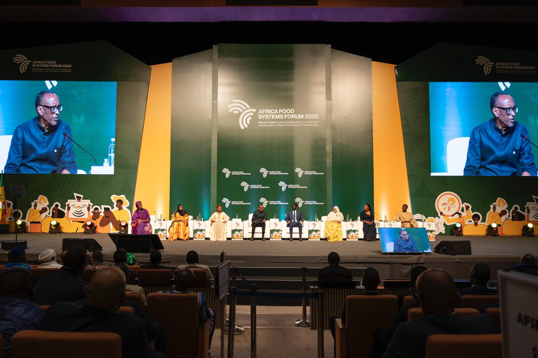 President Kagame emphasised that governments, youth, and women all have shared responsibilities in driving change
