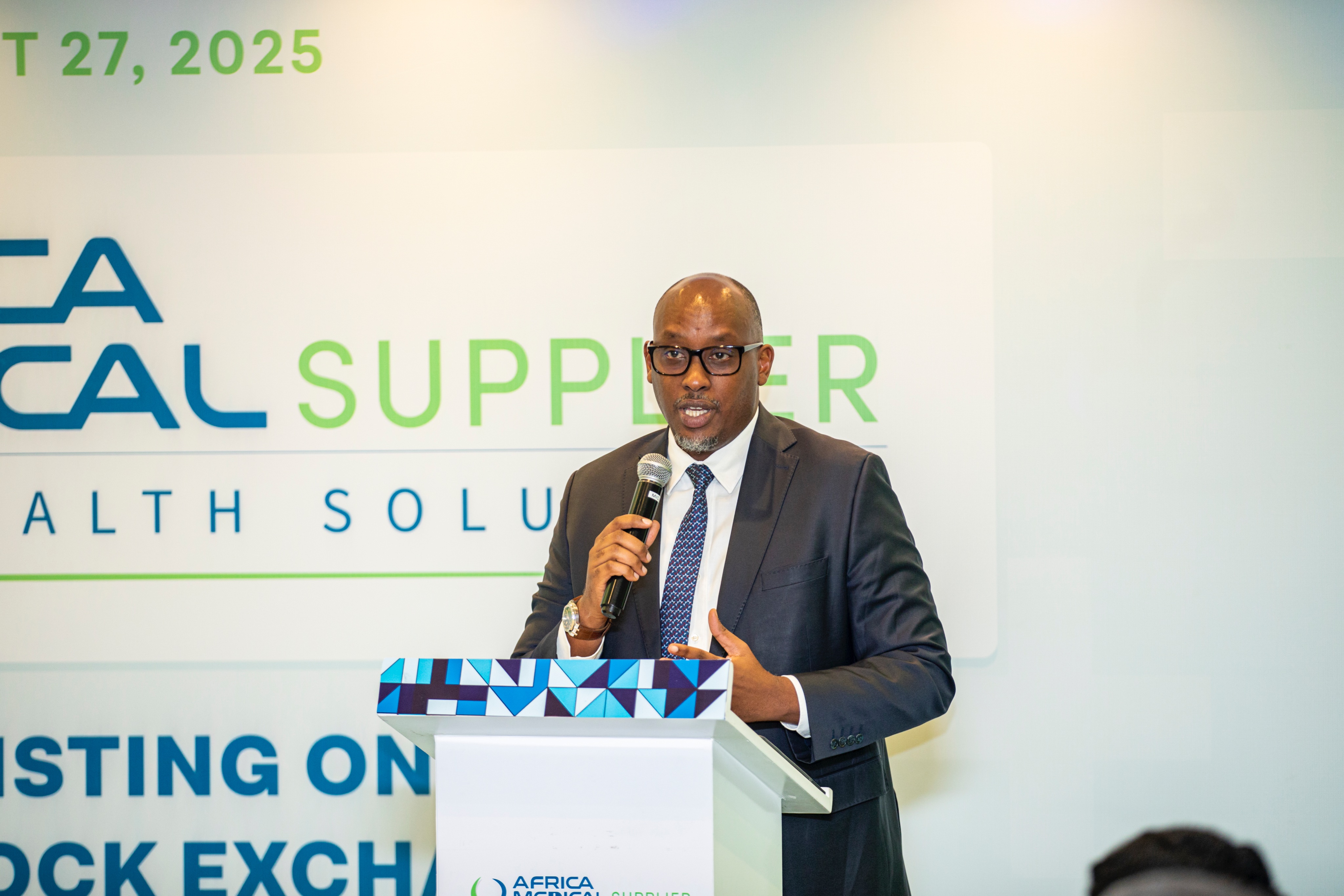 AMS CEO and founder Fabrice Shema Ngoga described the listing as a defining moment for the 17-year-old medical supplier.