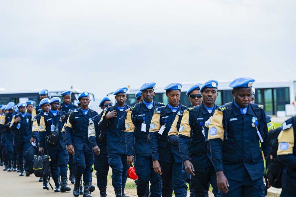 At Kigali International Airport, the contingent was received by Assistant Commissioner of Police (ACP) Yahaya Kamunuga who commended them for their dedication and professionalism throughout the mission.