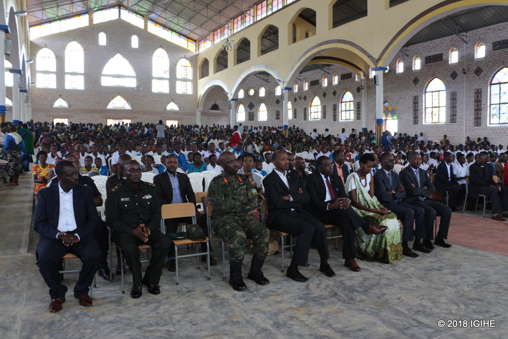 Different officials gathered to remember the heroism of Nyange Students
