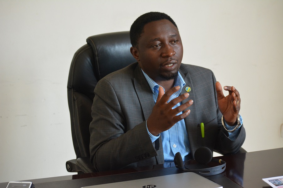 The Democratic Green Party of Rwanda (DGPR)  President, Dr. Frank Habineza