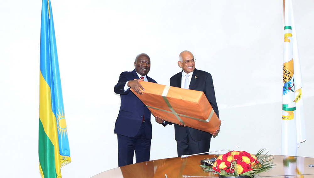 Dr Ali Abdel Aal commended the existing brotherly bilateral relations and cooperation between Rwanda and Egypt 