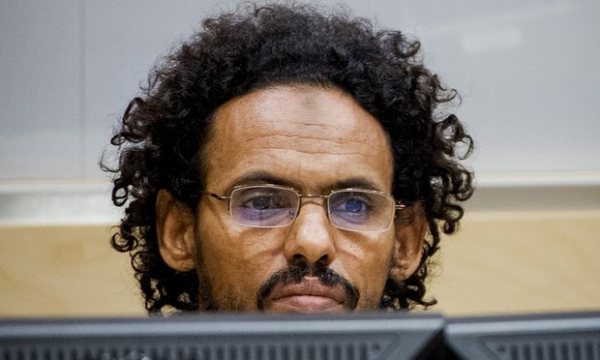 Ahmad al-Faqi al-Mahdi in the courtroom of the international criminal court in The Hague