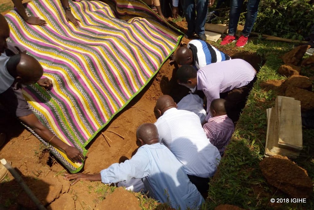 Hamidou Omar Kiyogoma was buried on Wednesday afternoon