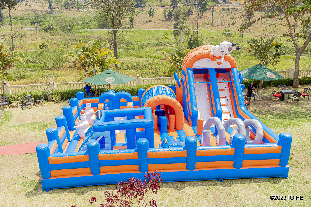 A range of games for children has been organized to ensure they have a fun-filled day.