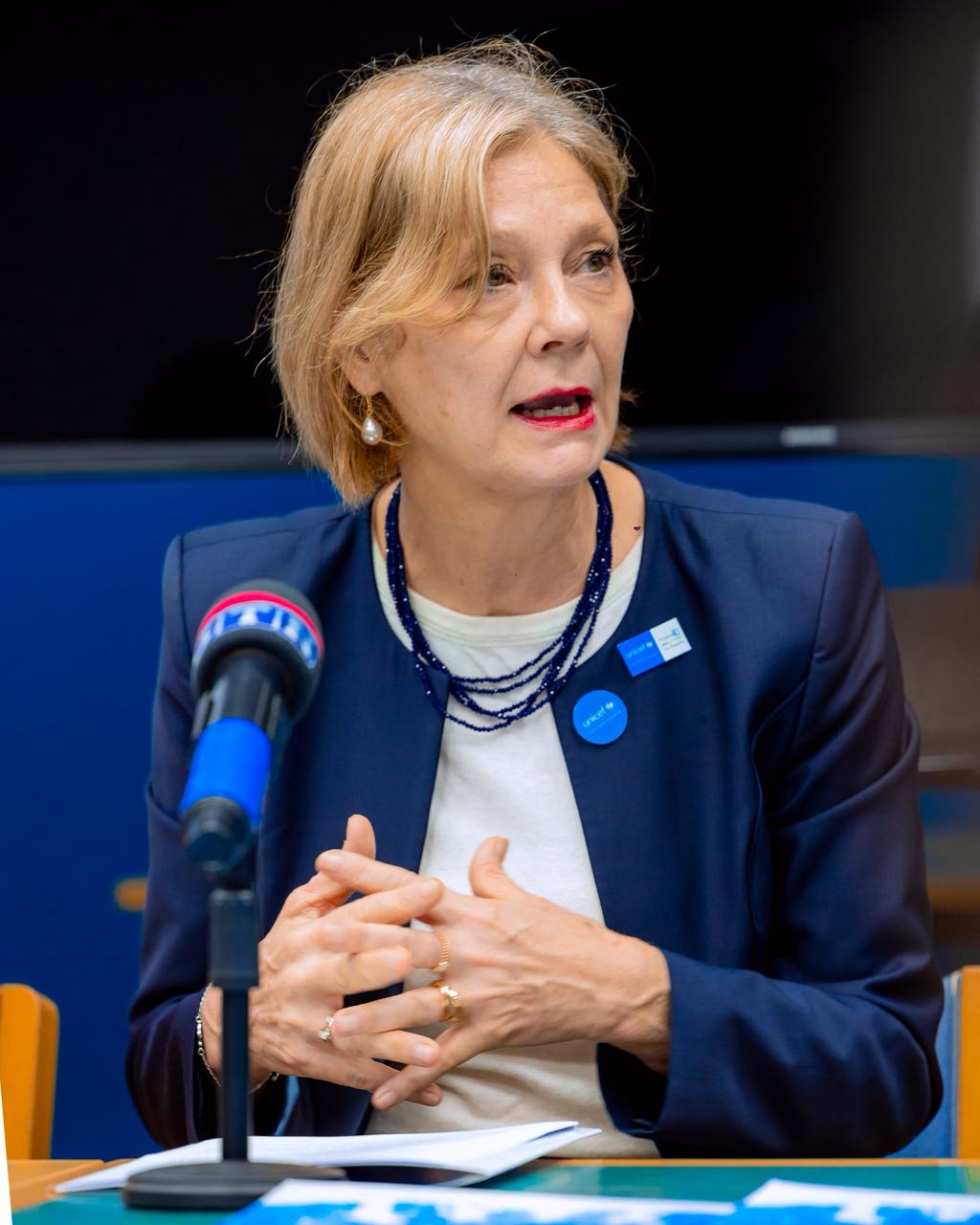 Lieke van de Wiel, UNICEF Representative in Rwanda, highlighted the strain that climate change and disasters have placed on health and water systems.