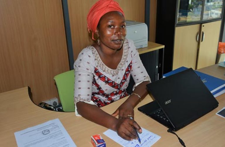 Angelique Mukamana, a social worker in Nyarugenge District, Kigali, works long hours to find foster family for children living in institutions.