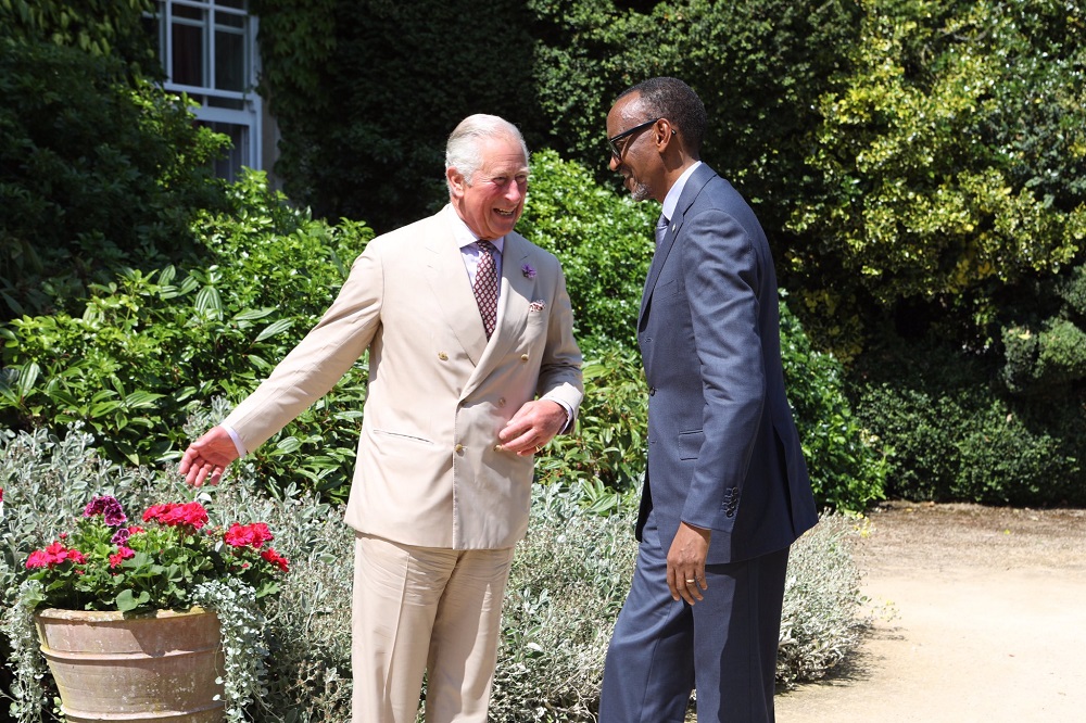 President Paul Kagame is in the United Kingdom where he met His Royal Highness, the Prince Charles of Wales at Highgrove House in Gloucestershire 