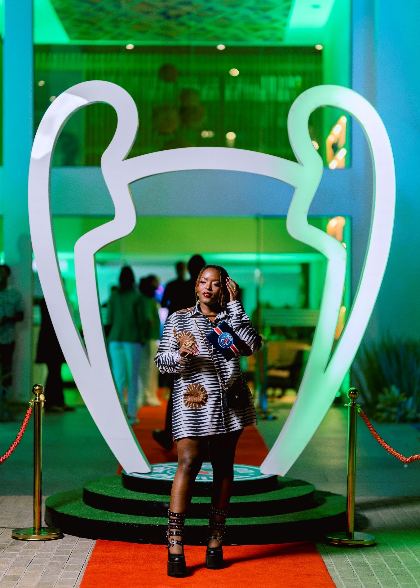Guests left the viewing party with unforgettable memories.