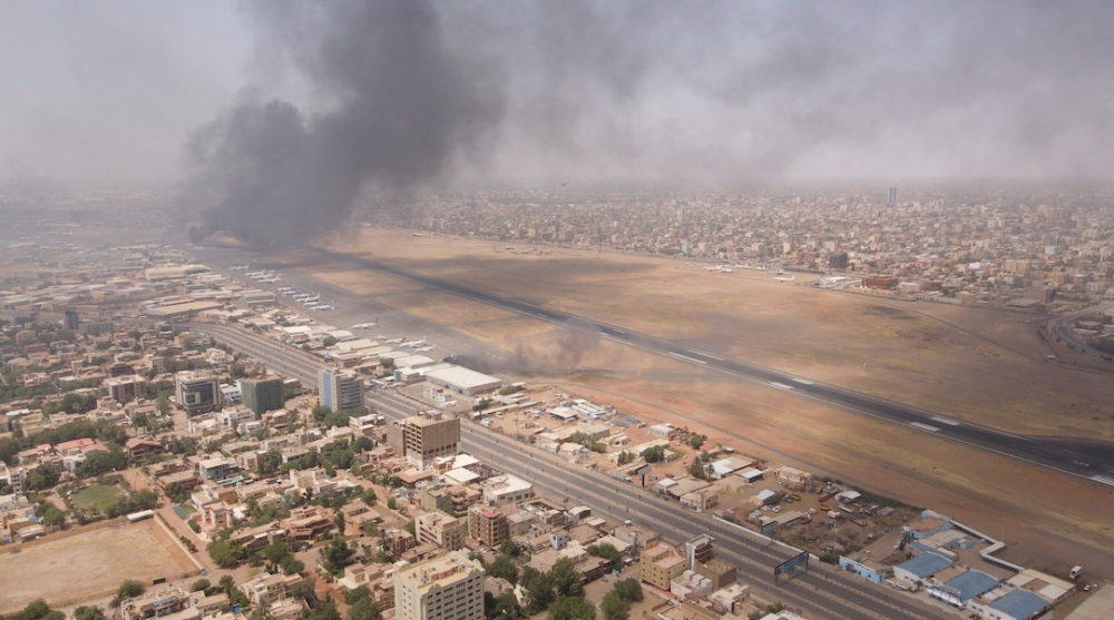 The fighting in Sudan erupted on April 15.