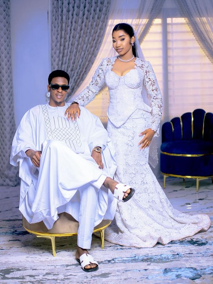 APR FC midfielder, Mahamadou Lamine Bah, married his fiancée, Adiarratou Traoré, in a white wedding ceremony on Sunday, June 22, 2025.