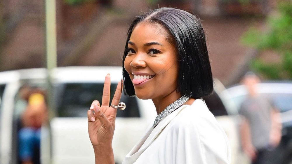 Gabrielle Union-Wade is seen on the set of "The Perfect Find" in Harlem on July 21, 2021 in New York City. James Devaney/GC Images