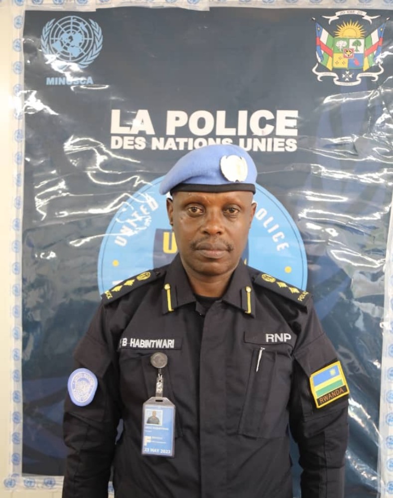 Chief Superintendent of Police (CSP) Vincent B. Habintwari has been named as the Best Contingent Commander.