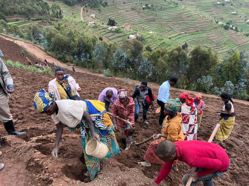 Historically marginalized people in Miyove efficiently exploit their land to feed their families.
