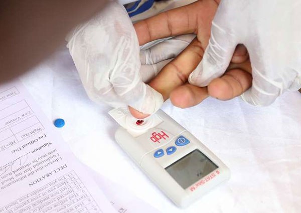 HIV/Aids screening test during a past World Aids Day. The number of new HIV infections in Kenya is rising faster than any other country in sub-Saharan Africa.