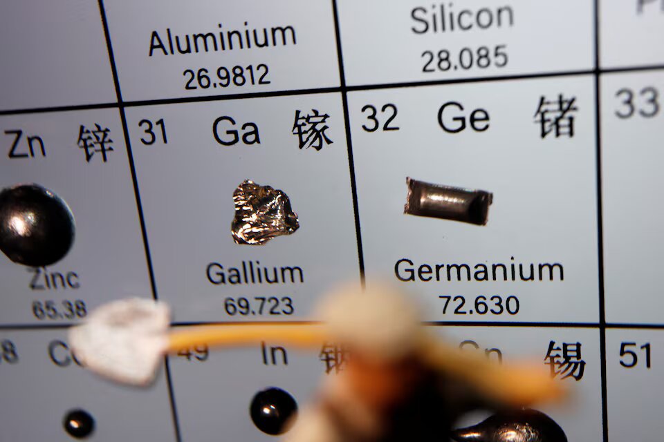 China's ban on exports of 'dual-use items' related to gallium, germanium, antimony and superhard materials to the United States takes effect from Tuesday, December 3, 2024.