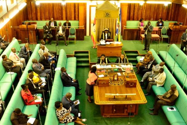 Parliament in session, chaired by Speaker Rebecca Kadaga recently.