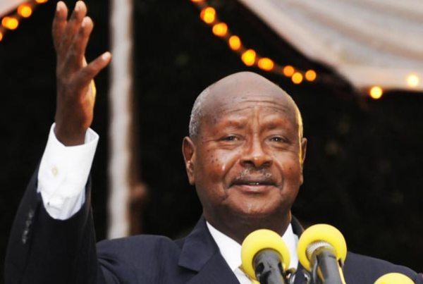 President Museveni addresses Muslims at State House Iftar dinner on Wednesday.