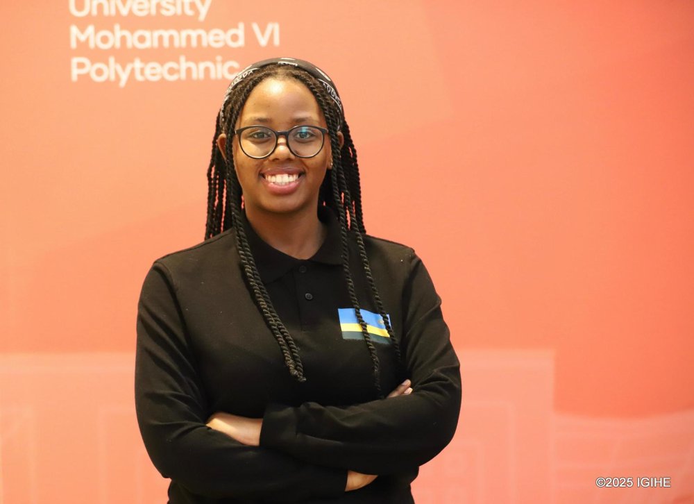 Hortance Bizimana, studying business management, shared how international students are well-supported in their academic journey.