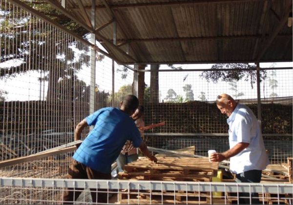 Construction of Israeli horticulture center in Rwanda.
