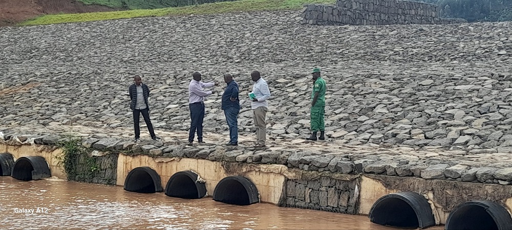 A dam has been constructed on to control River Sebeya water flow. 