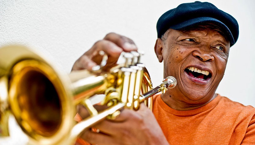 Late South African jazz trumpeter, Hugh Masekela