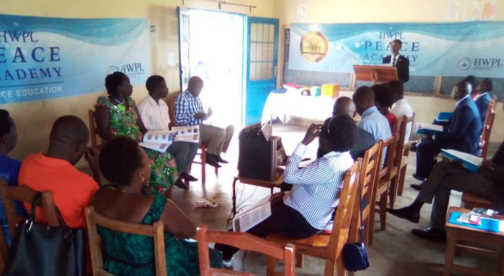 Peace education, supported by HWPL, was conducted at schools in Burundi last year. 