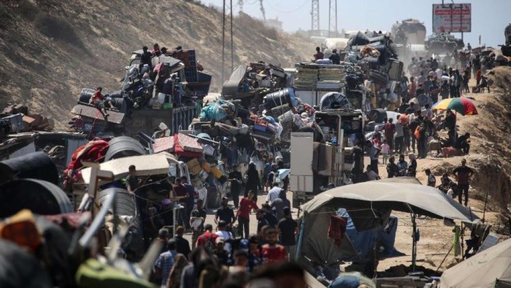 Reports indicate that over 297,000 people have fled southern Gaza, though Israeli officials claim that more than 500,000 have been displaced.
