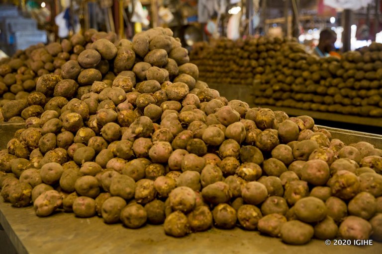 Potatoes are among popular foods in Rwanda.