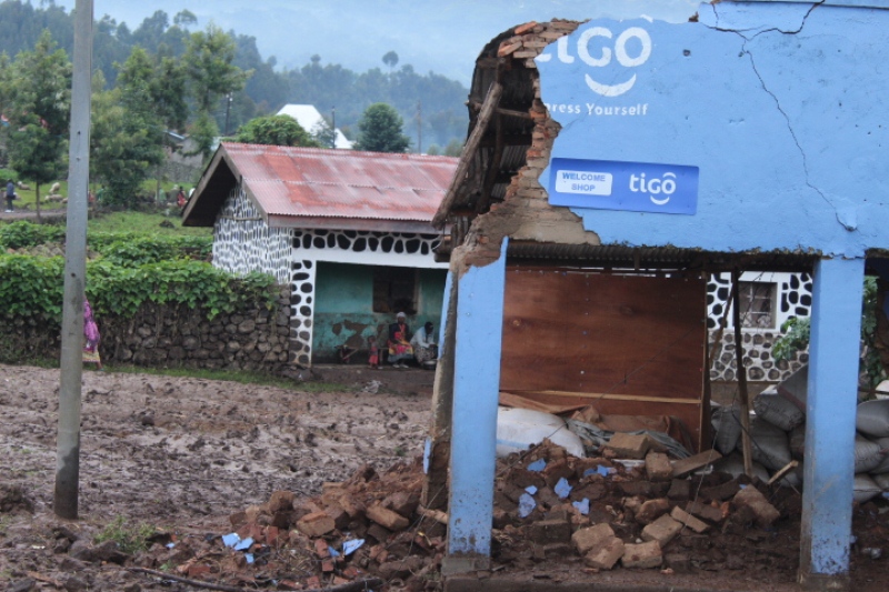 Heavy rains ravage Musanze houses and gardens