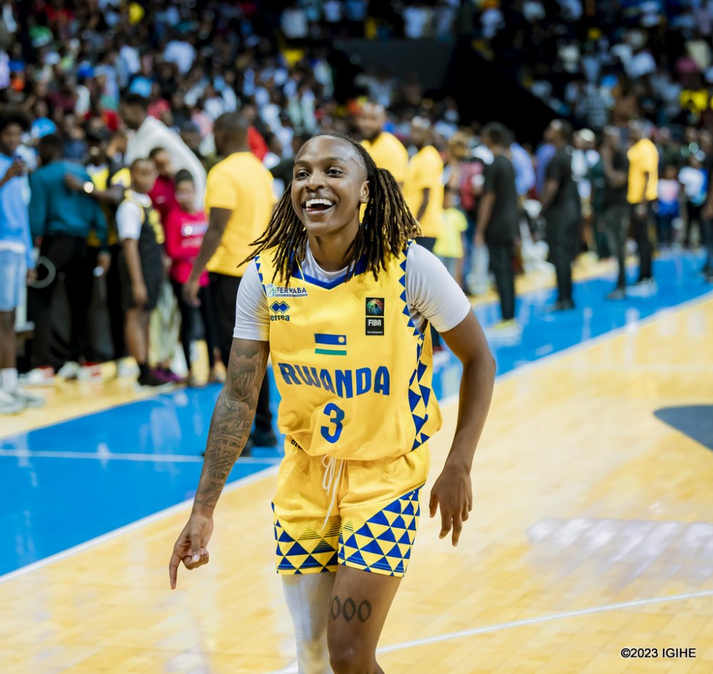 Destiney Philoxy is the engine of the Rwanda National Basketball Team.