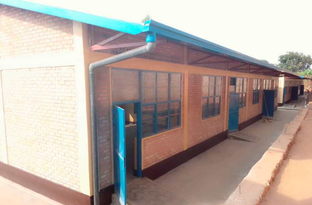 A total of 106 new classrooms have been built in Gisagara district under the Government of Rwanda's program to reduce school overcrowding 