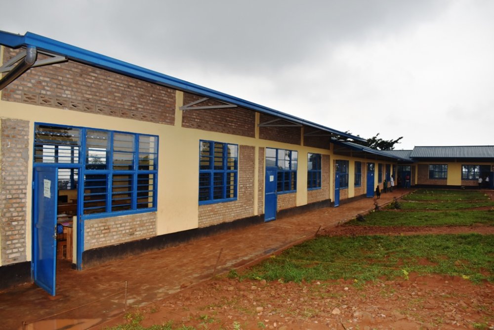 Bugesera district contributed Rwf 13 million and provided a plot as well as benches and teachers.