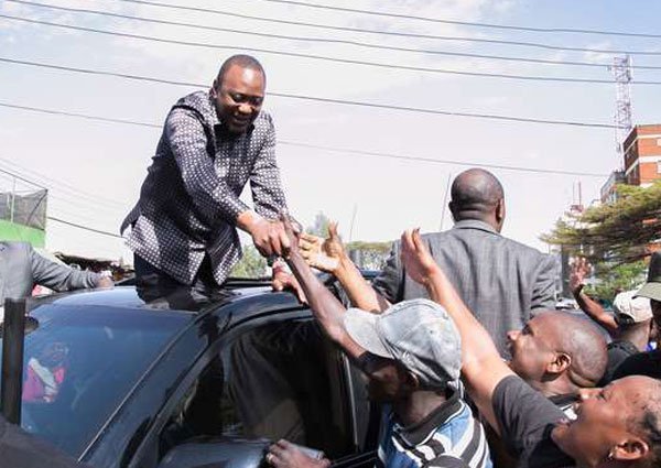 President Uhuru Kenyatta addresses wananchi at Muthurwa Market in Nairobi on September 19, 2016. The ASP can impose sanctions against the country for failing to comply with its obligations.